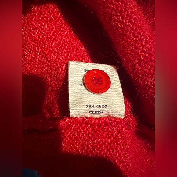 Doen Anisa Cardigan in Cerise - Picture 9 of 9